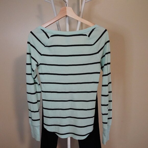 Victoria Secret PINK Striped Mint Thermal Size Small - Picture 4 of 5